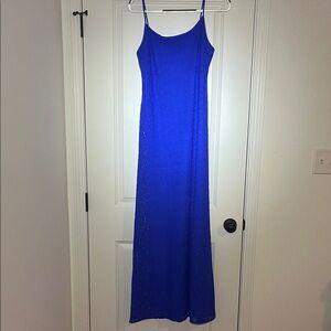 Lilly Pulitzer Avalon Maxi Dress Beach Bungalow Baha Lace